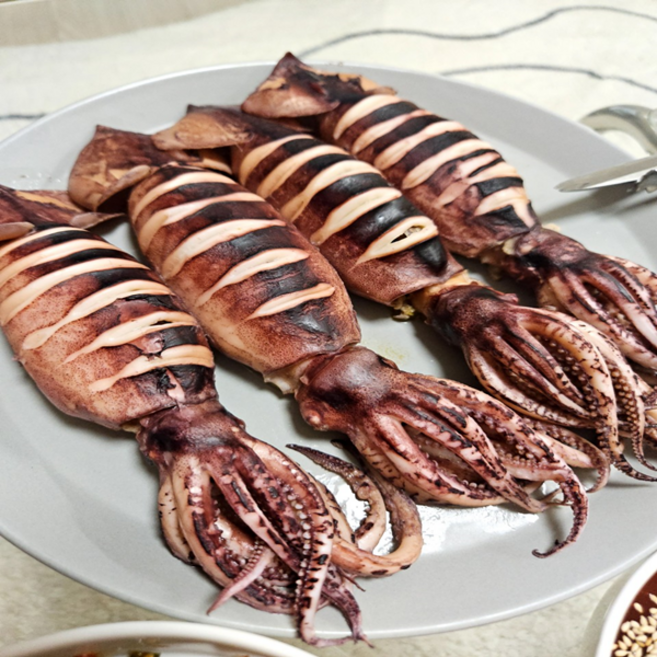 한입 통찜 오징어 1kg, 1kg 5-10미 내외, 1개