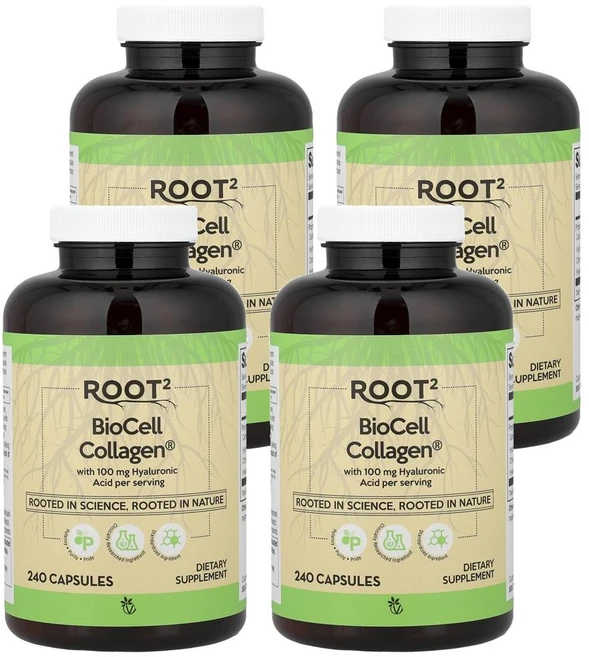 비타코스트 루트2 바이오셀 콜라겐 Vitacost Root2 BioCell Collagen® 240정, 4개 - 쿠팡