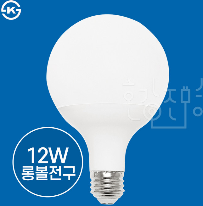 동양조명 LED 볼전구 롱타입 12W E26, 1개, 주광색