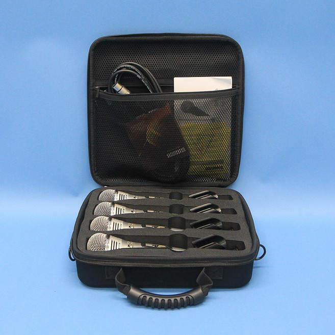 가방몰 MV2 2본입 EVA 유무선 마이크케이스 마이크가방 EVA케이스, 1개