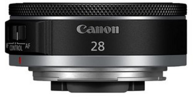 캐논 RF28mm F2.8 STM 렌즈 RF 마운트 광각 풀 프레임 카메라 용 블랙