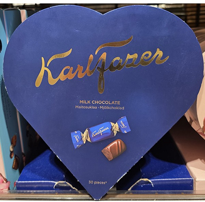 Karl Fazer 칼파제르 밀크 초콜릿 하트 225g (원산지 : 핀란드), 1개