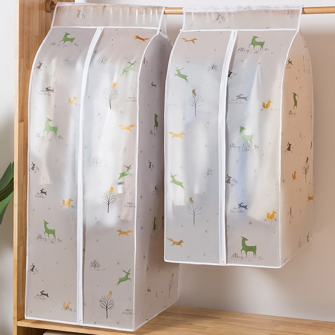 위드웨일 방수 의류 행거 커버 덮개 가리개, 2개, 1세트