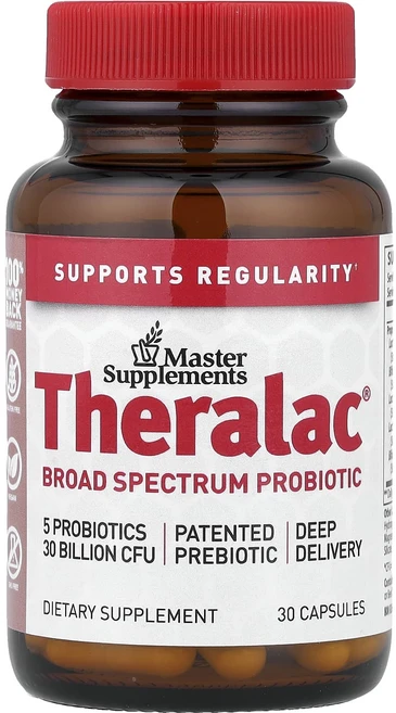 마스터서플라이먼트 Theralac 브로드 스펙트럼 프로바이오틱 캡슐 30정, 5개 - 쿠팡
