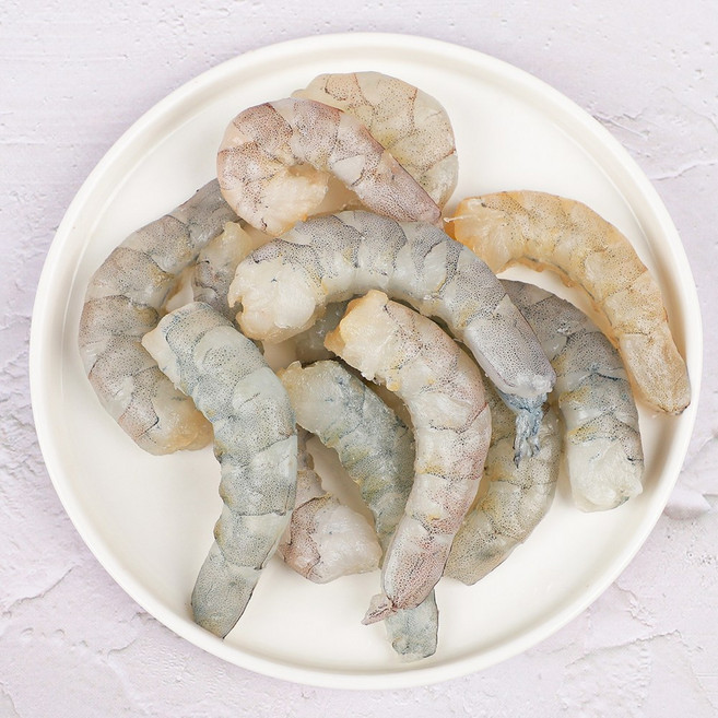국내산 칵테일새우 깐새우 생새우살 꼬리제거 손질새우 250g 농장을부탁해, 1박스, 칵테일새우(꼬리o) 500g