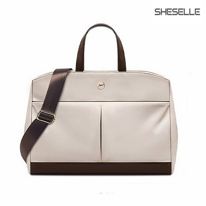 (SHESELLE) 쉬즈엘 쥬디 여자 서류가방 직장인 가방 노트북 수납 14인치 방수 토트백