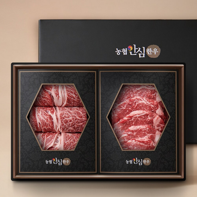 [농협안심한우] 1등급 한우 VIP 명품 선물세트 1.6kg (꽃등심/안심/채끝/특수부위), 1개