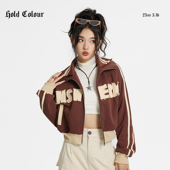 여성 크롭 숏 미니 자켓 라이더 바이크 카레이서 레이싱 복