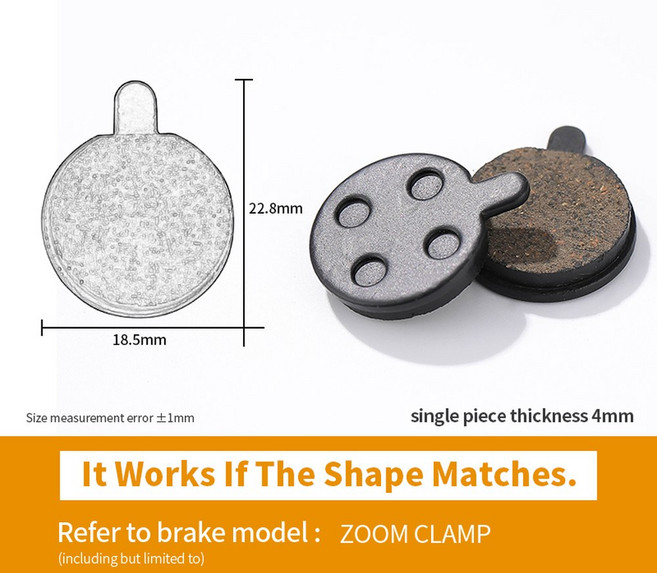 자전거 브레이크 패드 1 쌍의 수지 Shimano SRAM AVID HAYES 및 기타 디스크 사용됩니다., 836, 1개