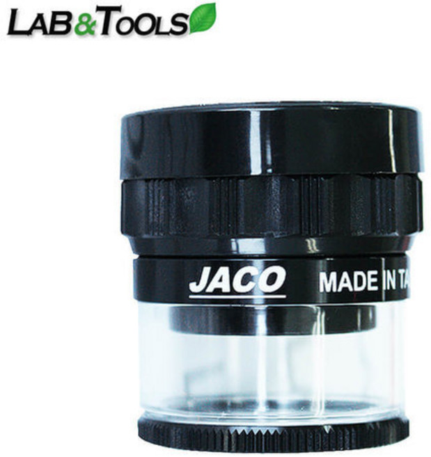 랩앤툴스 작업용 섬유 직물 스케일 루페 눈금 확대경 JA-G006