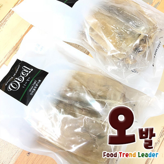 [오발] 국내산 마른오징어500g 10마리(진공패키지), 진공패키지(5미), 500g(250g x2봉)