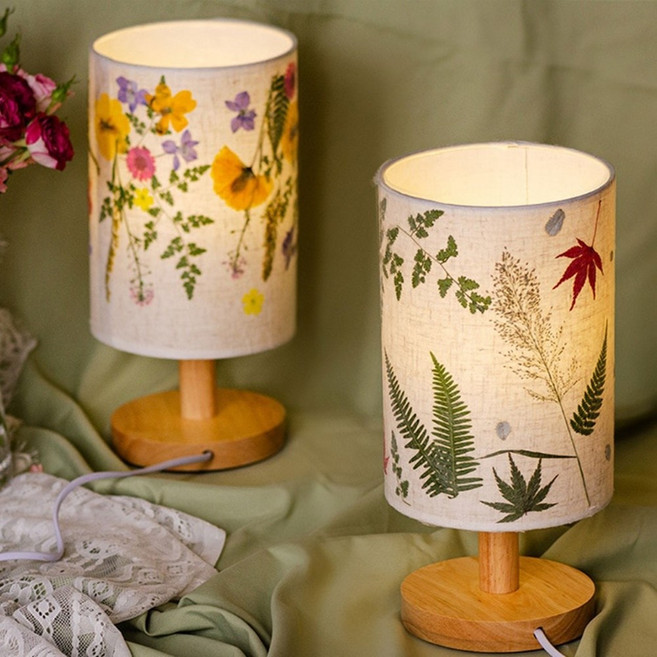 LED 스탠드 꾸미기 DIY 만들기 세트 공예용 1세트, 4.원형(베이지)