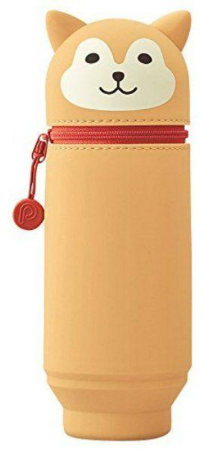 리히트랩 LIHIT LAB 푸니라보 스탠드 필통, 단일 항목, 1개, 시바견