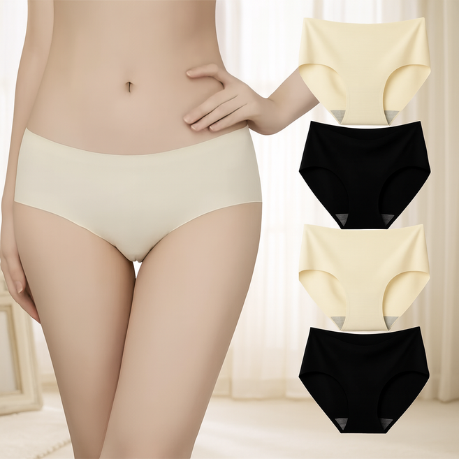 모심 여성팬티 심리스 무봉제 노라인 팬티 7종세트