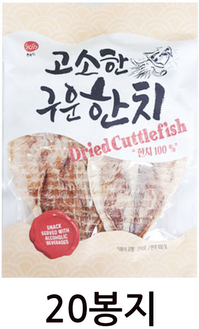 썬푸드 고소한구운한치37g 20봉지 고추장포함, 37g, 20개