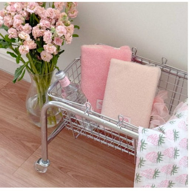 케이크 리본 핸드메이드 페브릭 감성 리본코어 북커버 (2종), 1개, 진핑크