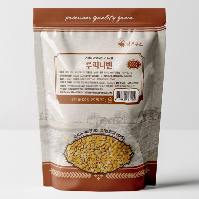 당연구소 루피니빈 루핀 콩, 1개, 950g