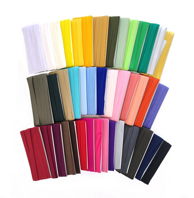 10mm 바이어스테이프 1cm 칼라바이어스 바이아스 4yard, 남보라, 1개