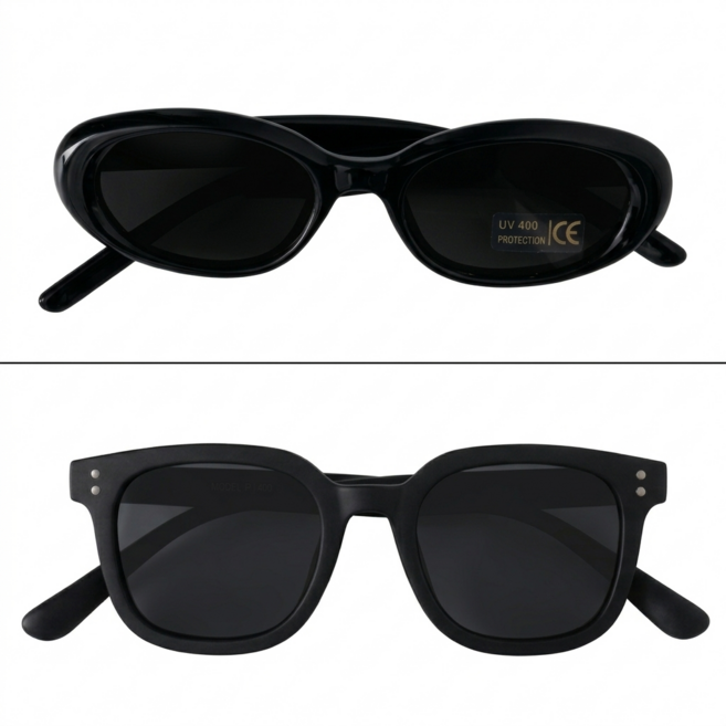 유아 아기 UV400 자외선차단 제니 패션 선글라스 2종세트