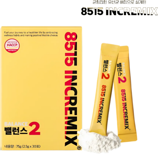 1박스 8515 대사유산균 밸런스 2제 (2.5gX30포), 2.5g