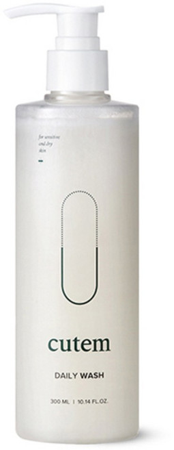 큐템 데일리 워시 클렌징 폼, 300ml, 1개