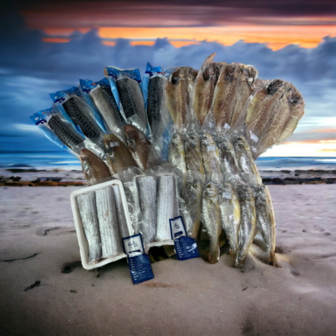 [우리바다수산 가정세트 프리미엄 대] 가정패키지 생선세트 여수반건조생선 갈치 고등어 활복민어 참조기 서대, 1개