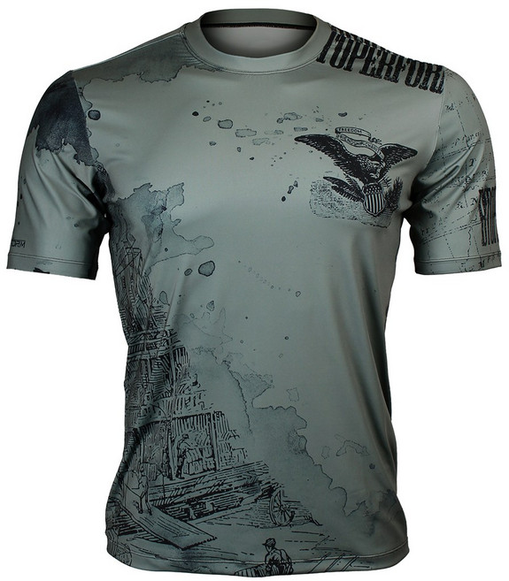 [FR-347H] 올드 와일드 -카키 OLD WILD -Khaki 크루넥 티셔츠