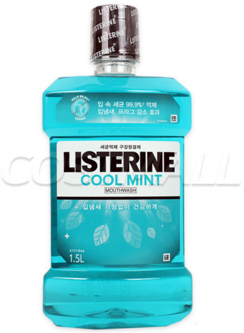 리스테린 리스테린 쿨민트 1.5L 가글 구강청결제 치약, 1개