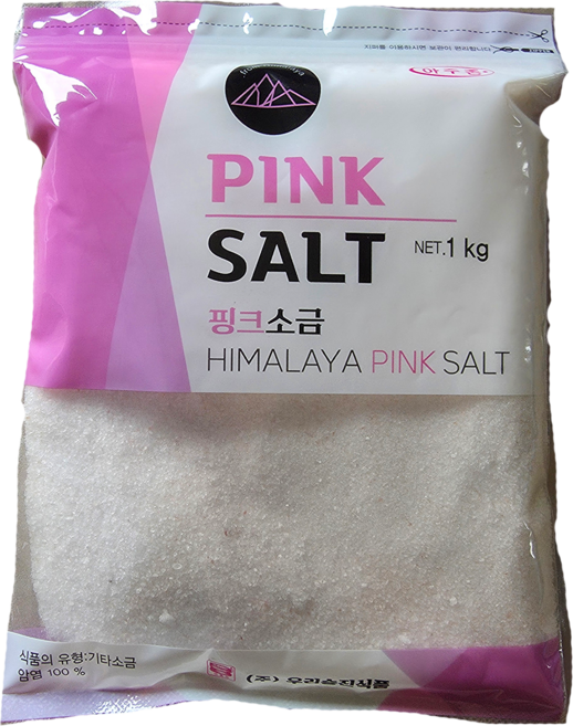아주존 핑크솔트 가는입자 히말라야암염, 1kg, 1개