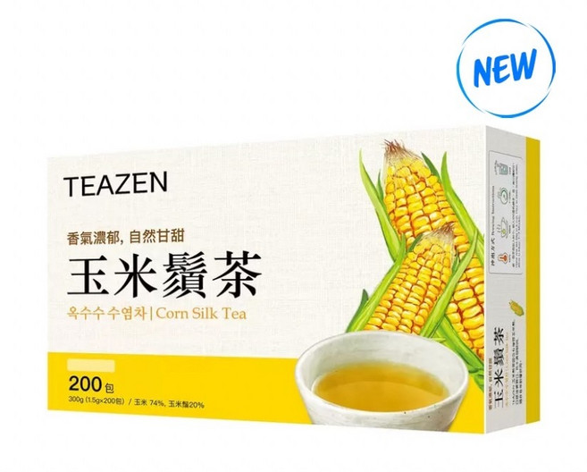 TEAZEN 玉米鬚茶 200包入, 1個