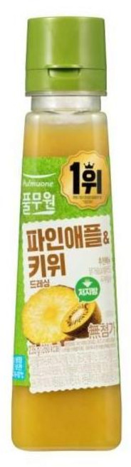 풀무원 파인애플&키위 드레싱, 1개, 235g