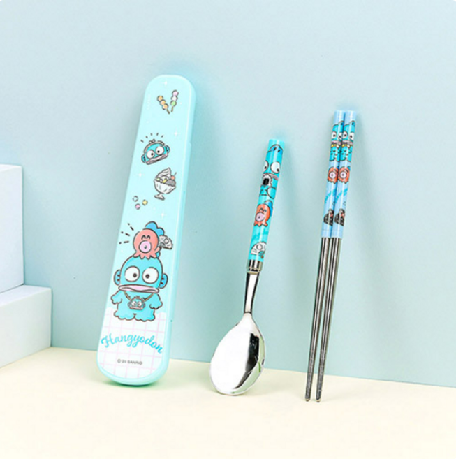 한교동 주니어 슬림진공스텐수저케이스3P세트, 1개