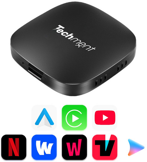 테크먼트 로드프리PRO 무선 카플레이 안드로이드오토 올인원 동글 OTT 앱 다운 가능, TS20, 2GB