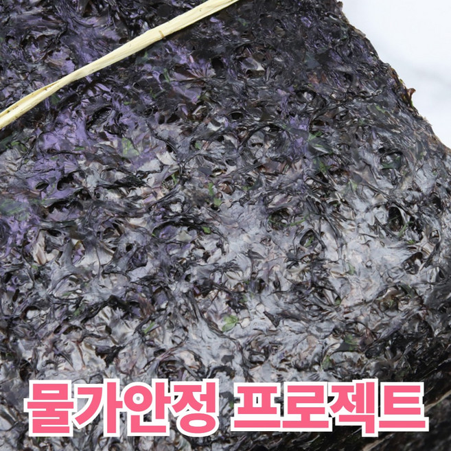 일등농수산 남해 정품 곱창김 100장, 3개, 400g