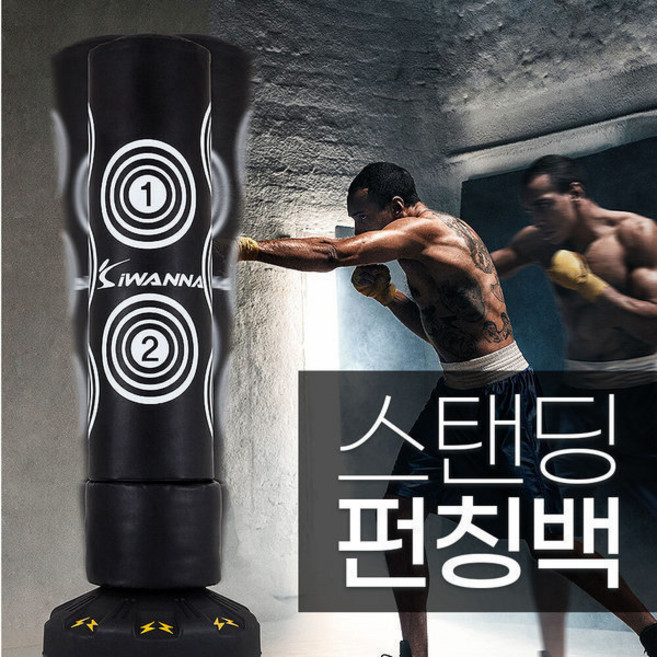 IW 스탠딩 펀칭백 흡착고정식 펀칭백360도 타격