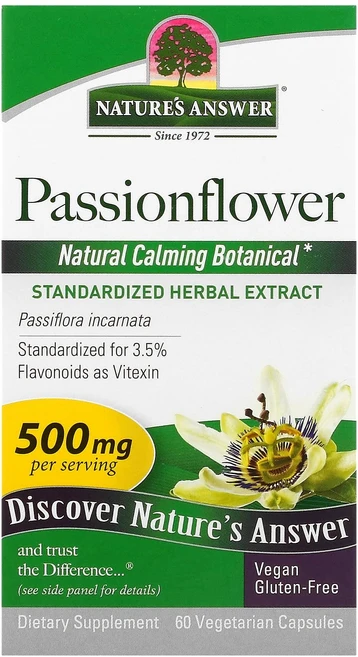 Nature's Answer 시계꽃 베지 캡슐 60정(캡슐 1정당 250mg) Answer (네이처스 앤서), 1개 - 쿠팡