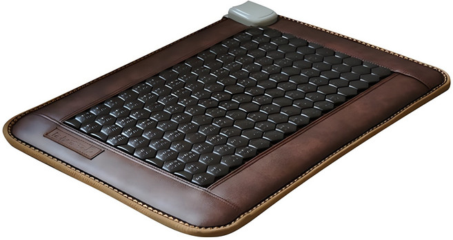 영메디칼바이오 두툼한 참조은자리 세라믹 온열 미니매트 YM-P23-HB, 브라운, 62 x 42 cm