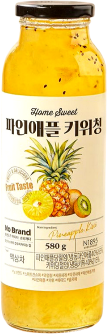 노브랜드 파인애플 키위청, 1개, 1개입, 580g