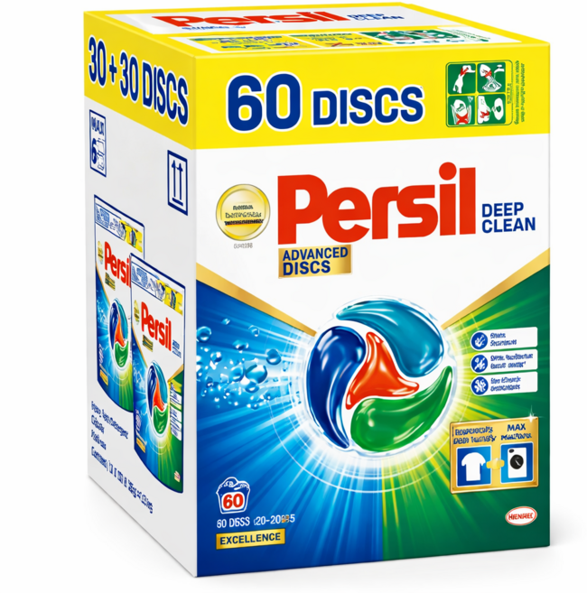 쎄루아 켄린느 퍼실 디스크 켑슐세제 25g* 60 pc / 코스트코 매장정품, 1개입, 60개