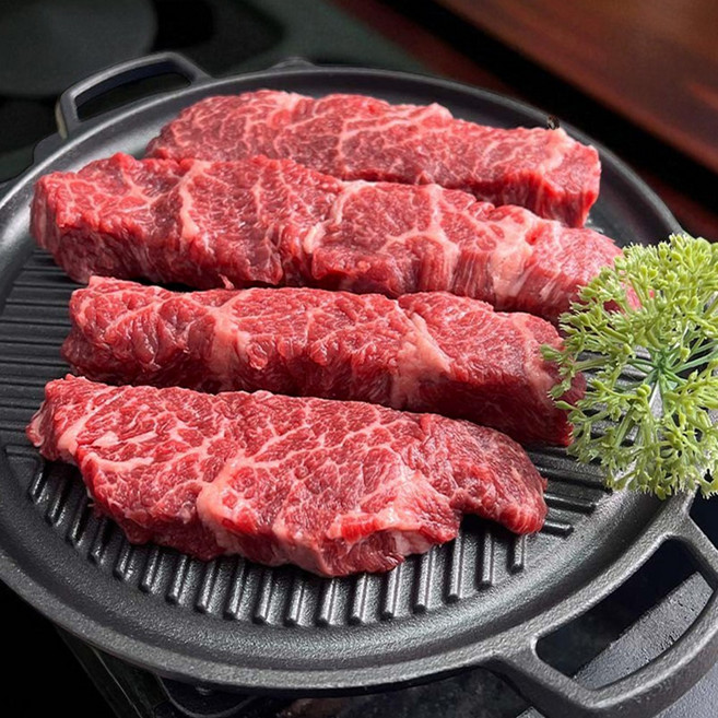 [신선 냉장] 뼈 없는 우대갈비 순살 갈비살, 2개, 400g