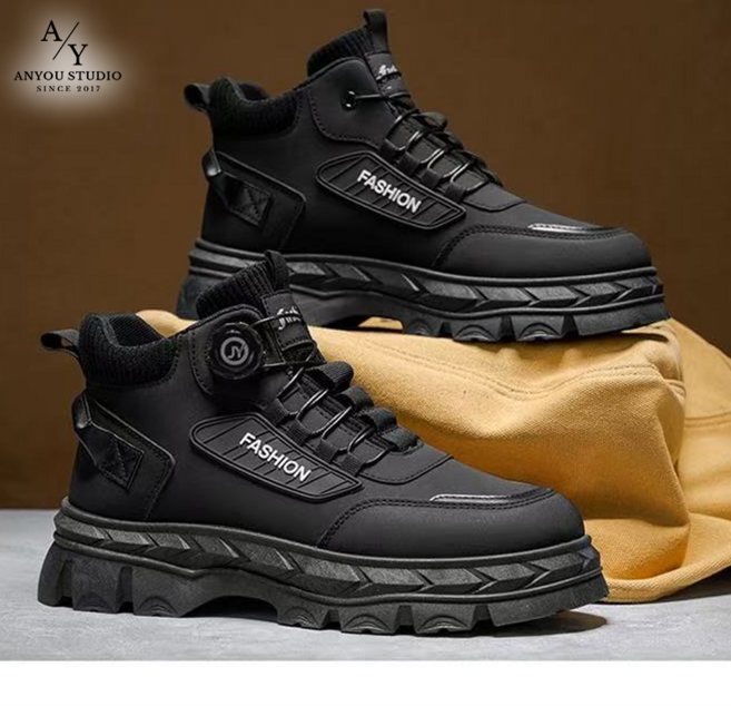 ANYOU 남자 초경량 다이얼 운동화 워킹화 경량 운동화