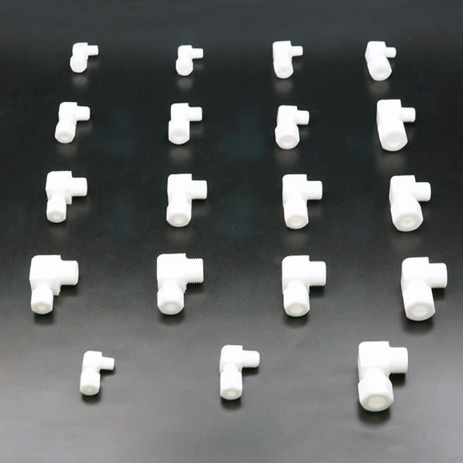 PTFE 테프론 엘보우 파이프 어댑터 PT(R) Tap male 매일 L자 커넥터 테플론 아답터 elbow 연결관 피팅 90도 ㄴ자 ㄱ자, PEMTA06-1/2PT, 1개
