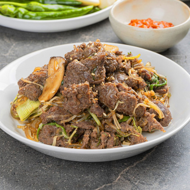 더든든 맛있는 양념 소불고기 500g x 6팩 특제소스 간편조리, 6개