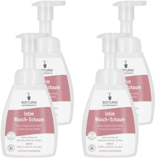 비오투름 인티메이트 워시 폼 우먼, 4개, 250ml