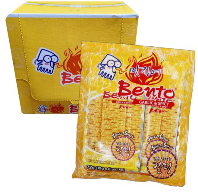 벤토 갈릭 앤 스파이시 1box (72g ), 12개