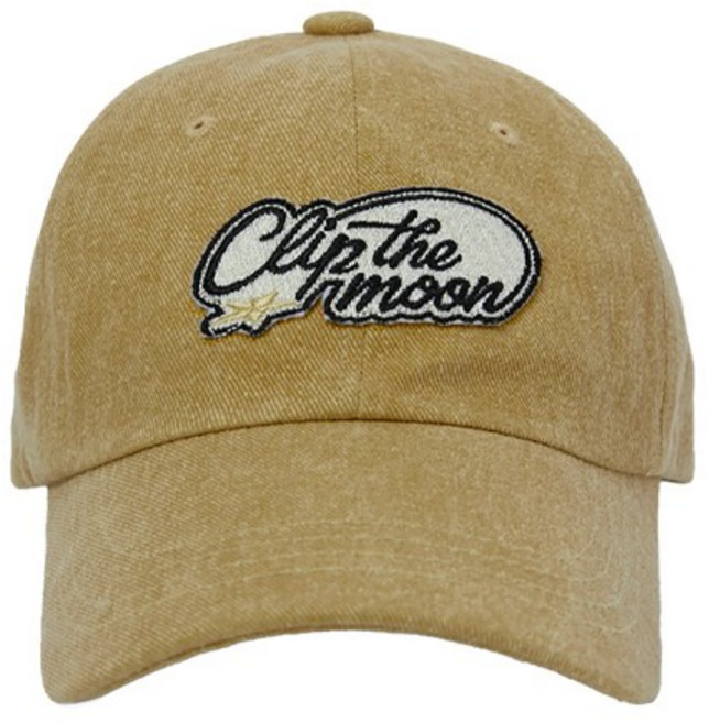 클립더문 - 스타쉽빈티지 옐로우 오버핏 볼캡