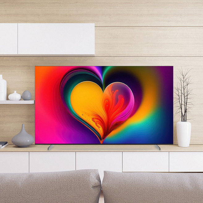 [써밋티비] 100인치(254cm) A1000ES QLED 구글 5.0 스마트 4K UHD TV 스탠드형방문설치, 방문설치, 스탠드형, 254cm(100인치)