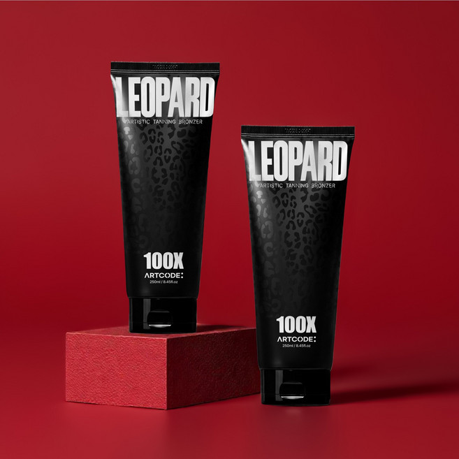 [중상급자용] 아트코드 레오파드 100X 태닝로션 태닝크림 DHA 5%, 1개, 250ml