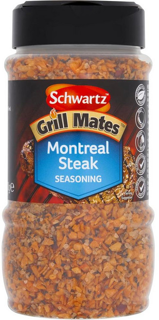 영국 슈왈츠 Schwartz Steak Seasoning 그릴 메이트 몬트리올 스테이크 시즈닝, 370g, 4개