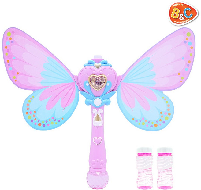 파란하늘 나비 비누방울 블링블링 공주님들의 자동 비눗방울 놀이, 1개